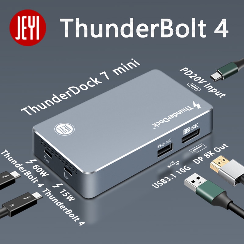 JEYI ThunderDock ThunderBolt 3 JHL7440 丮 NV..